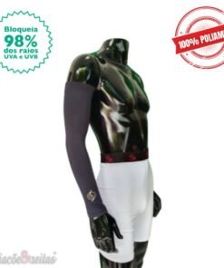 Manguito Térmico de Proteção Solar UV50+ - Unissex - Preto